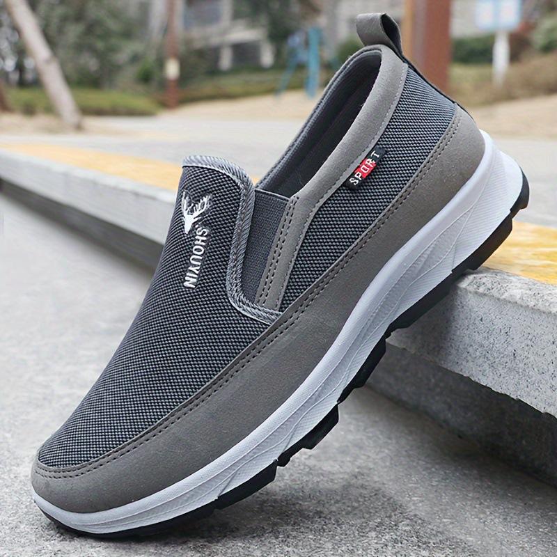 Summer Cloth Shoes Men's Breathable Mesh Dad Shoes Mesh Shoes Lightweight Non-slip Sneakers Walking Shoes
