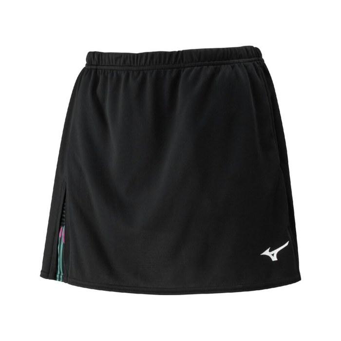 Mizuno Table Tennis Skirt, Quick-Dry, 82JBC200, Women's, Black, L