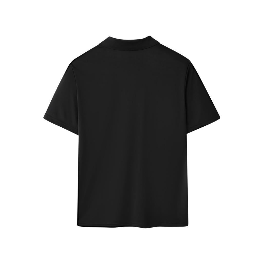 Adidas Sportovní Životní styl Odvádějící vlhkost Prodyšné Módní Všestranné Polo tričko s krátkým rukávem Pánské topy Černá KC9027