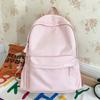 School Bag Elementary School Girls High School Students High Quality Fashion School Backpack Junior High School Students Solid Color Backpack