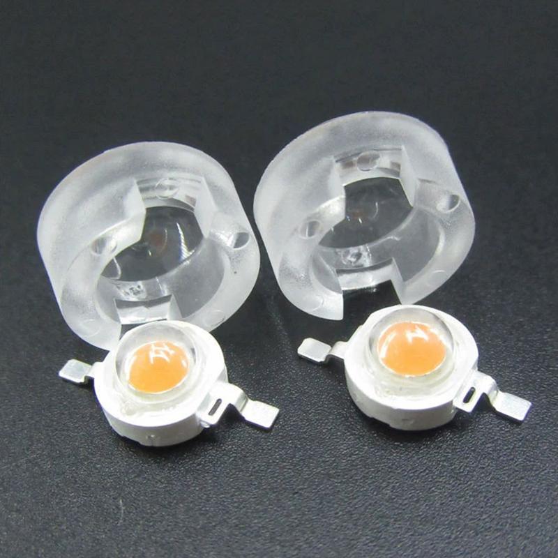 10Pcs 13Mm Led Lens 1W 3W 5W High Power Lights Lense 15 30 45 60 90 100 Degree Pmma Smooth Face For Infrared Monitor Cctv