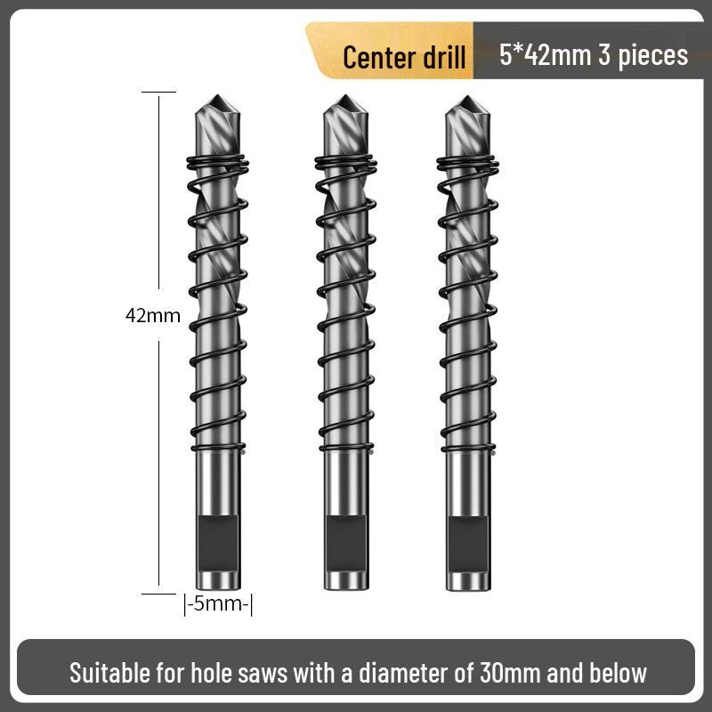Green Forest Stainless Steel High-Speed Hole Saw Drill Bit Set for Metal and Steel Plates