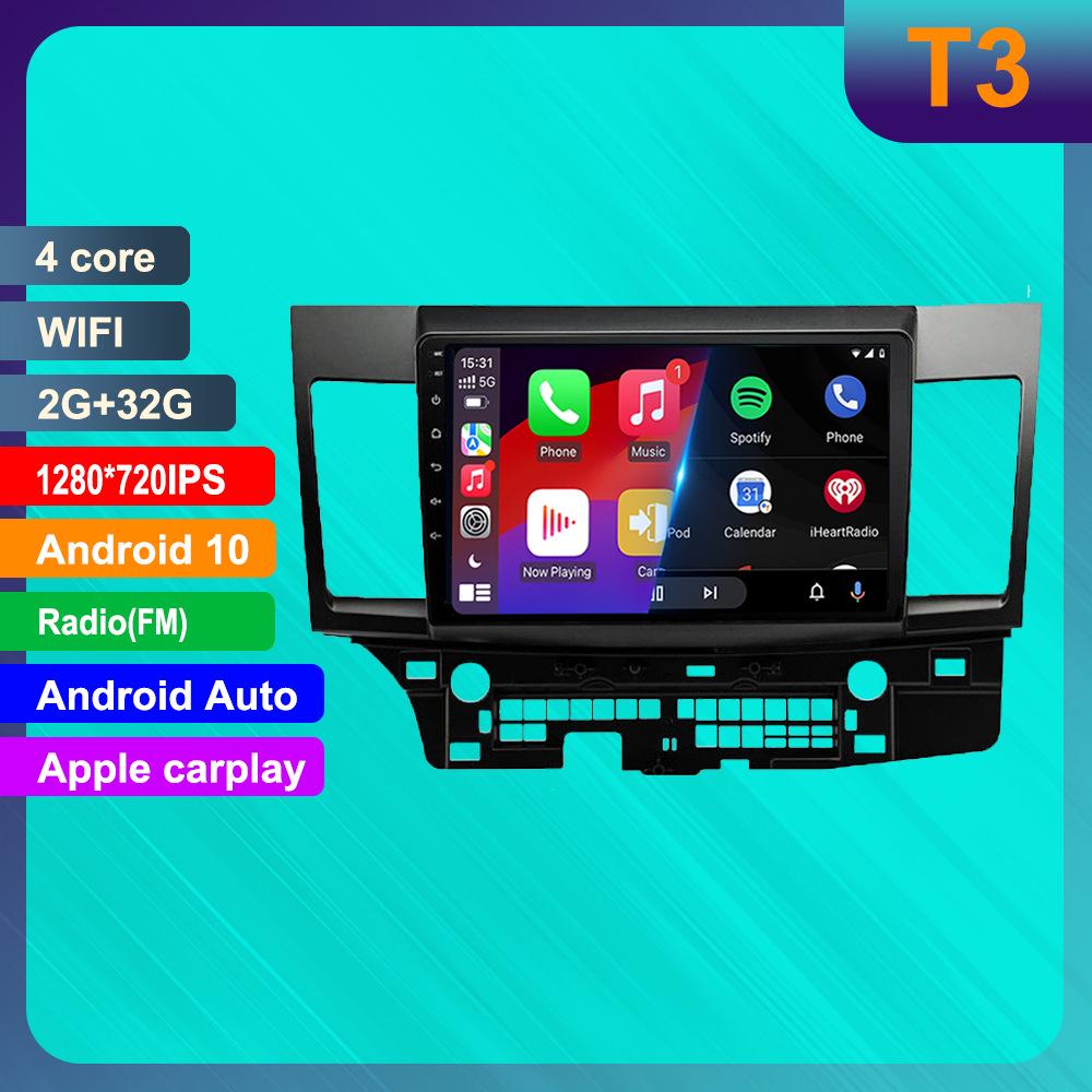 10-inch Android GPS Navigator with Bluetooth & Rearview Camera for Mitsubishi Lancer (2008-2015)