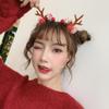 Christmas Hat Christmas Headband 3D Spring Xmas Hair Accessories Cartoon Santa Claus Hairband