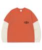 MAHAGRID Cross Logo Thermal Ls Tee Orange(Mg2Ffmt571A)