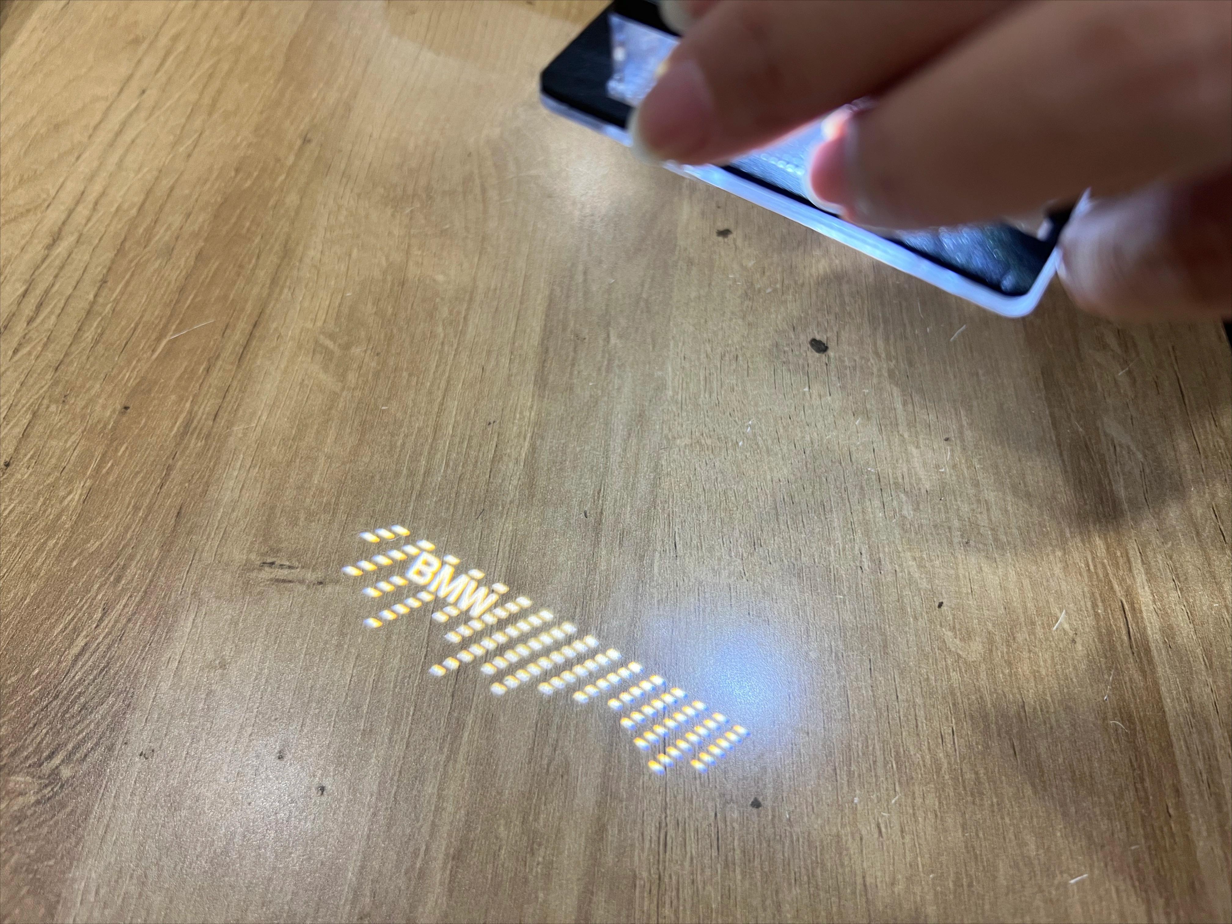 

1pcs Car trunk LED light trunk photo lamp badge is suitable for BMW decoration and lighting replacement.