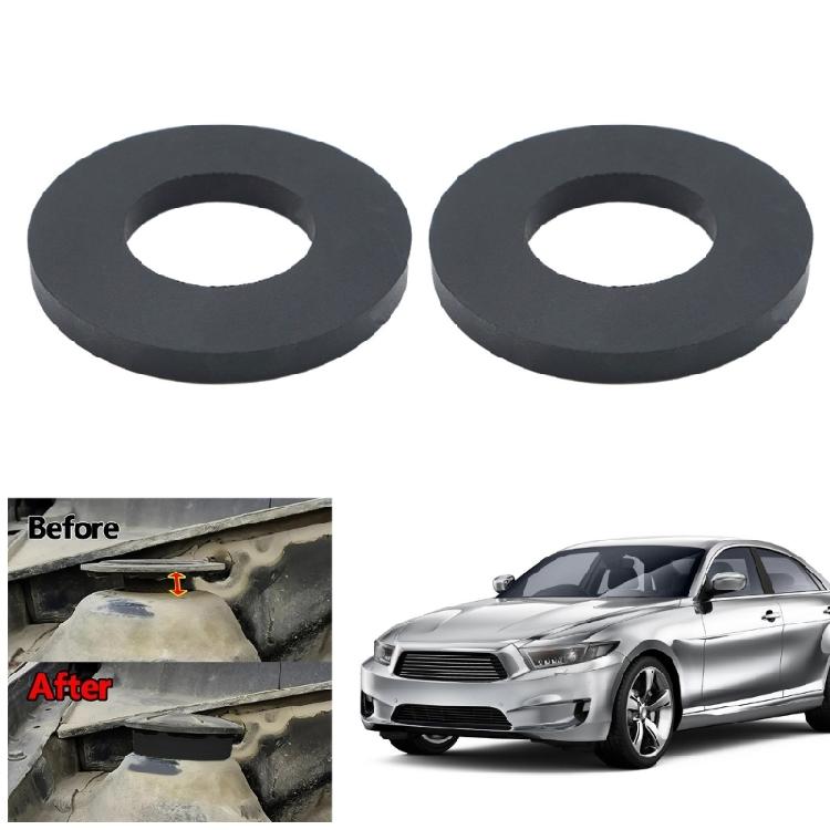 2pcs/4pcs Shock Absorbing Bearing Washer Over Bump Auto Accessories Pad  Rubber Bushing Dampers Pad