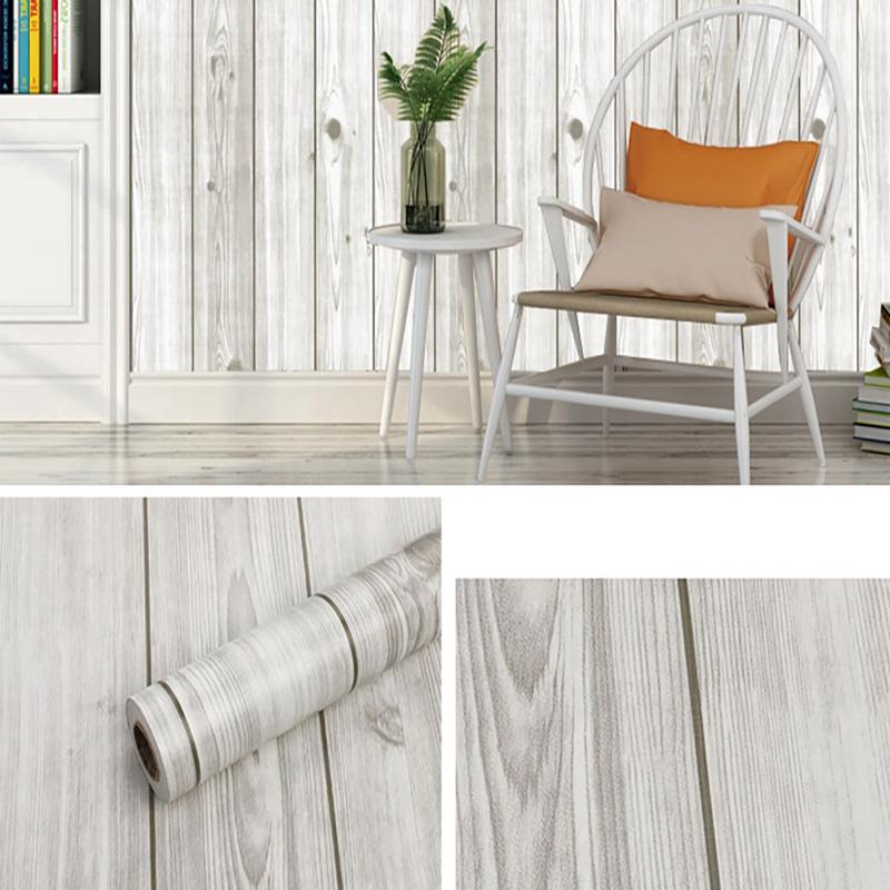 PVC Tapete Schlafzimmer Zuhause Hintergrund Möbel Holzmaserung Selbstklebende Tapete Selbstklebendes Wandtuch Wasserdicht