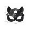 SM Women Sexy Leather Mask Bdsm Cat Half Mask Party Cosplay Sex Costume Slave Eye Mask Stage Performance Adult Game