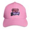 It Was All a Dream Neon Lights Baseball Cap Luxury Brand Western Hat Dad Hat Fishing Caps Unisex Unisex Womens