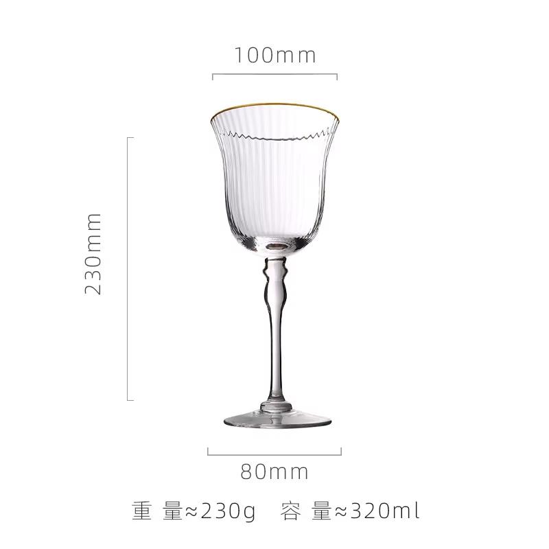 Nordic Phnom Penh Wine Glasses Champagne Glasses Model Rooms Wine Utensils Soft Furnishings Table Ornaments Glasses