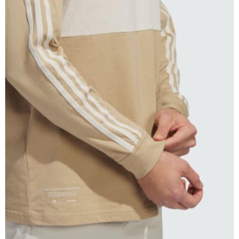 Adidas Golf Adidas Gore Back Adicross Long Sleeve Golf Polo Shirt