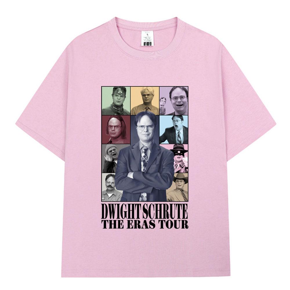 Dwight Schrute The Eras Tour Michael Scott Homage The Office Tshirt Unisex Women Cotton Casual Short Sleeve TShirts Streetwear
