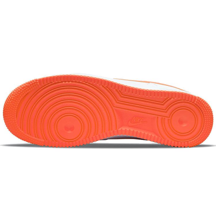 New Nike Air Force 1 Low White Orange 2021 DC2911-101