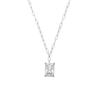 European Retro Zircon Stainless Steel Necklace: High-End Cross-Border Clavicle Chain