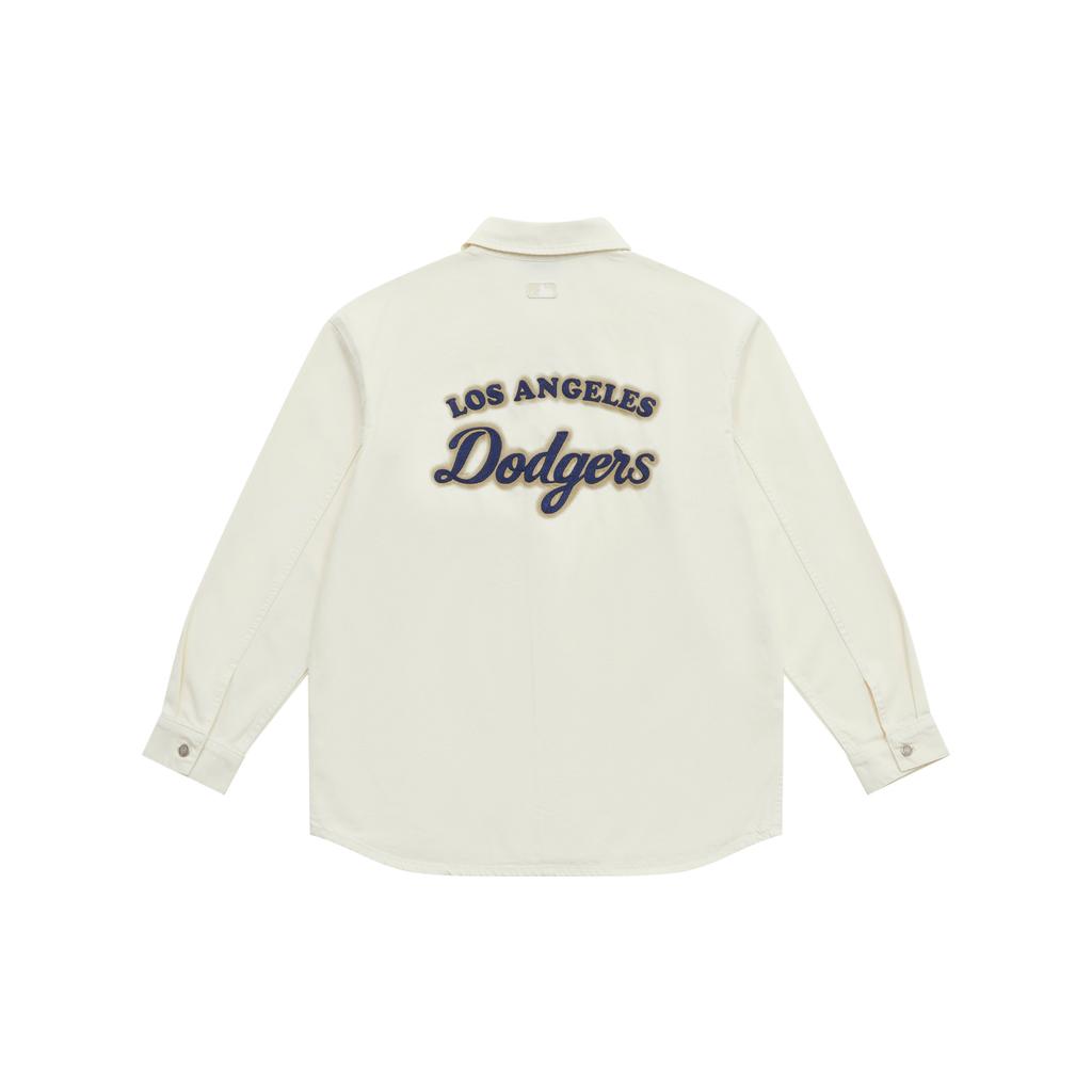 New MLB Los Angeles Dodgers Shirt Unisex Cream 3ADRV0151-07CRS