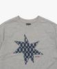 Liomeu Signature Denim Applique Short Sleeve T-Shirt_Melange