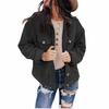 Autumn New Arrivals Women's Clothing Pure Color Down Jacket Top Cardigan Loose Heart Wool Coat