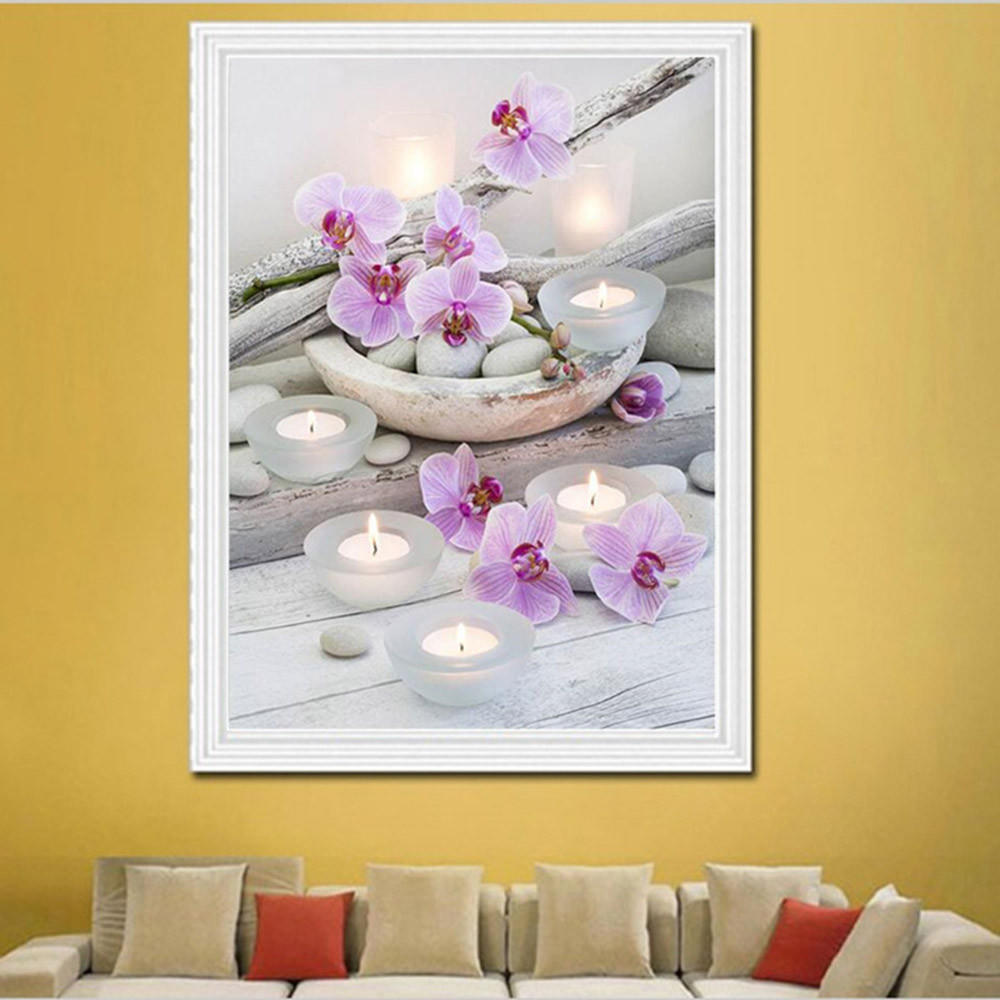 

Цветы 5D Алмазная вышивка DIY Ремесло Картина Вышивка крестом Мозаика Домашний декор