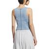Adidas Originals Fake Denim Padded Tank Top Fashion Comfortable Soft Skin-Friendly Sports Vest Women Tops KE3891