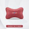 CXVA5 Car Seat Neck Pillow Leather Memory Cotton Headrest For BMW Performance F30 E90 F20 E46 X7 X6 Car Interior Head Support Keychain