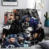 1 Pezzo Coperta in Flanella con Stampa The Weeknd, Alta Qualità Confortevole per Tutte le Stagioni, Arredamento per la Casa, Calore e Comfort, Perfetta per Regali di Natale
