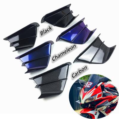 Motorcycle Winglet Aerodynamic Wing Kit Spoiler For KAWASAKI Ninja H2 H2R Yamaha Honda Suzuki BMW BWS RS JOG JOE GP