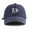pc Chair Print Washed Baseball Cap for Adults  Minimalist Retro Style Casual Soft Adjustable Dad Hat Perfect As Gift