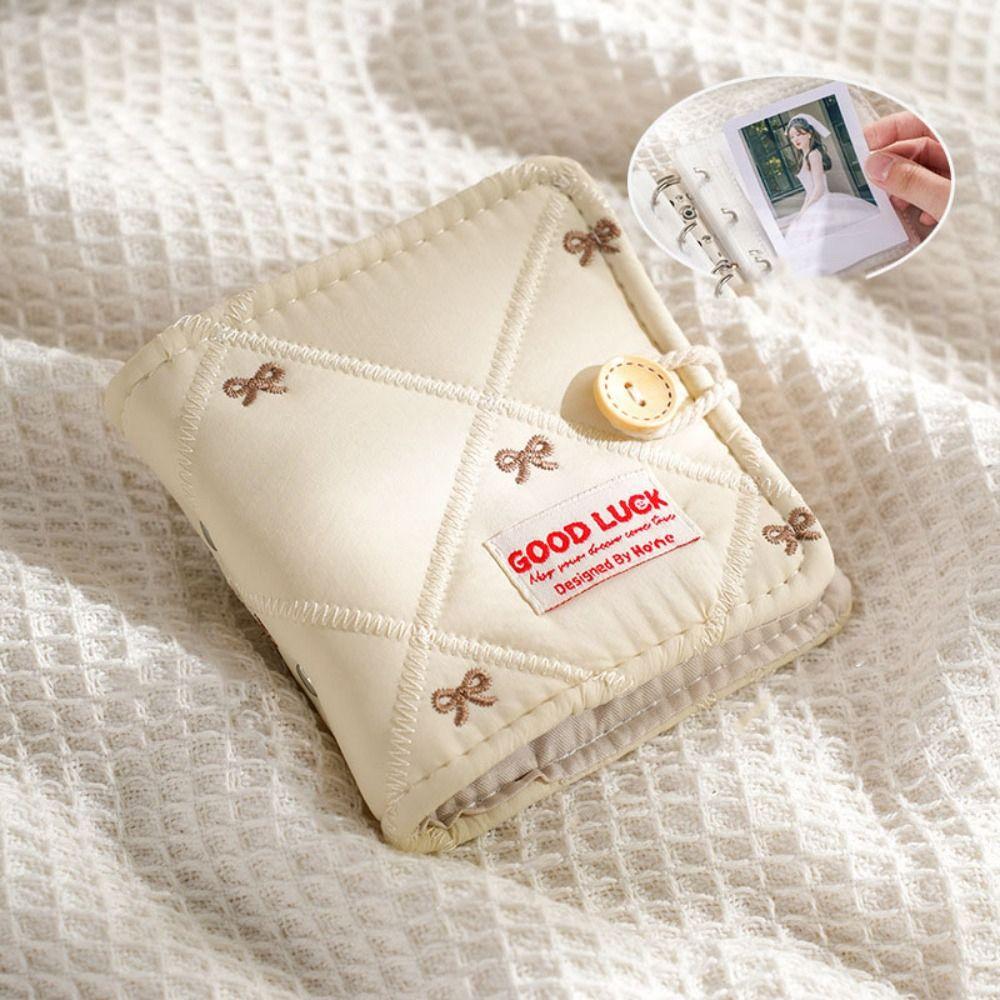 Cloth Photocard Frame Bow Card Protective Case Photo Display Photocard Holder Friends
