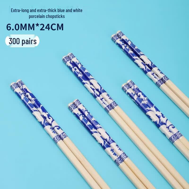 Qiwai Premium Individually Wrapped Bamboo Chopsticks