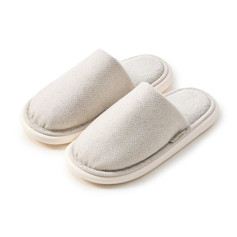 

Отличные хлопковые тапочки женские осенне-зимние толстая подошва домашние комнатные плюшевые с закрытым носком теплые удобные нескользящие для пары мягкая подошва 36-37 (suitable for 35/36 feet)