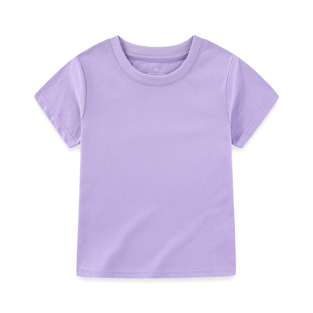 KIDDIEZOOM Modisches und bequemes kurzärmeliges T-Shirt für Säuglinge und Kleinkinder, Jungen und Mädchen, 100 % reine Baumwolle, weiche Neugeborenenkleidung