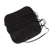 10 Teile/los Schwarz Reise Hause Schlaf Eyeshade Frauen Männer Auge Abdeckung Schatten Patch