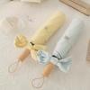 UV Protection Tri-fold Manual Handle Umbrella Vinyl Sunscreen Sun and Rain Dual-purpose Sun Umbrella Folding Umbrella