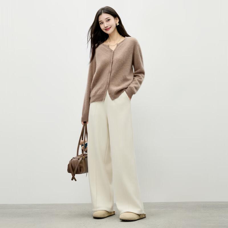 Women's Elegant High-Waisted Straight-Leg Casual Pants