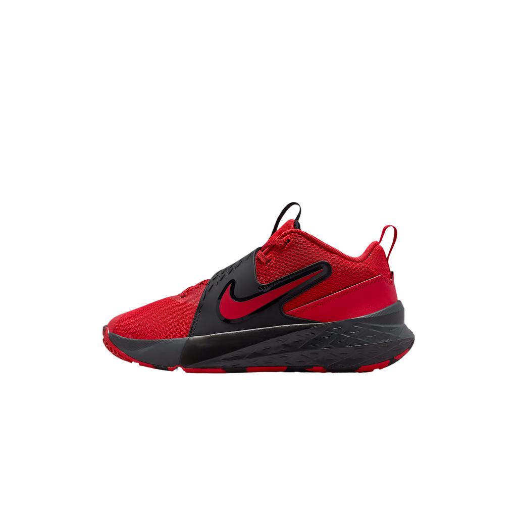 Nike Team Hustle D 12 Children's Basketball Shoes University Red/Black/Coal Black Unisex HF6279-602