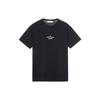 STONE ISLAND Logo Print Crew Neck Short Sleeve T-Shirt Men Tops Black 76152NS91-V0029