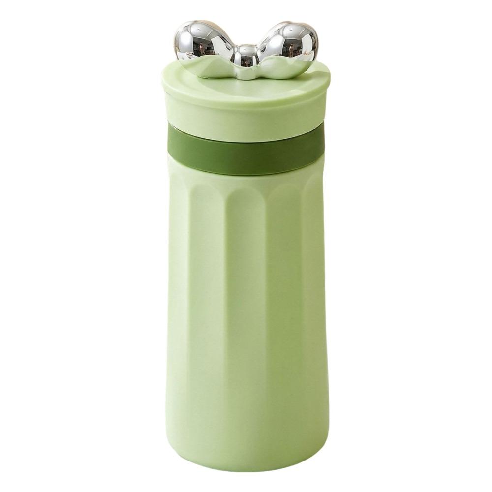 

Leak-Proof Ice Cube Water Bottle Multi-Function Ice Cube Mold Touch-free Ice Cube Kettle Home зелёный