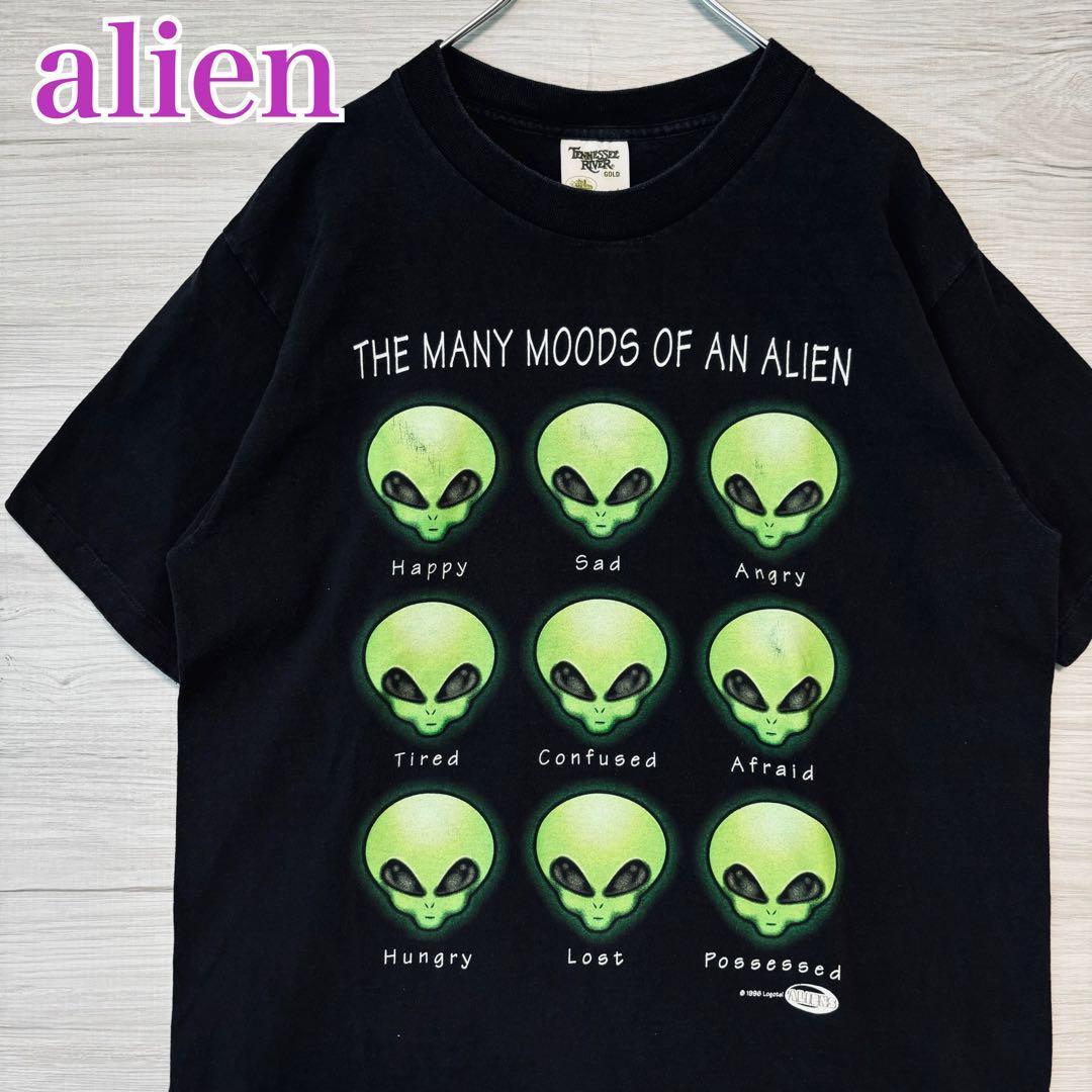 

[USED] Hard to find Alien T-shirt, size L, vintage, alien, imported, 90s