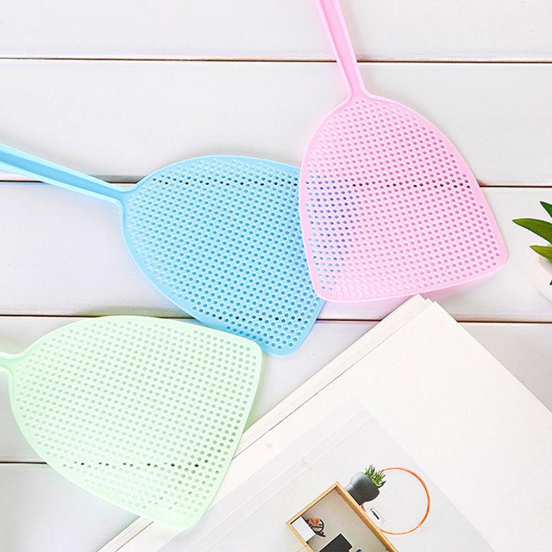 Durable Mesh Long-Handle Fly & Mosquito Swatter for Summer Use