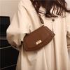 Stylish Pu Leather Saddle Bag For Women Casual Trendy Crossbody Shoulder Bag