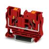 PT 6 RD - Red Through Connector