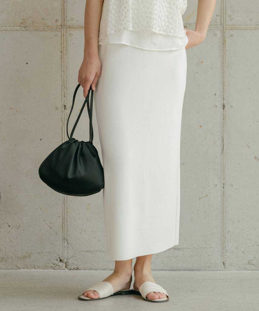 Akitaipeu Spring/Autumn, Summer/Winter Version Daily H-Line Elastic Long Skirt (Short, Long 2 Sizes)