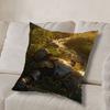 fully armed Medieval Knight Pillow Case Pillow Case Living Room Sofa Cushion Cover Suitable For Home Bedroom Room Decoration