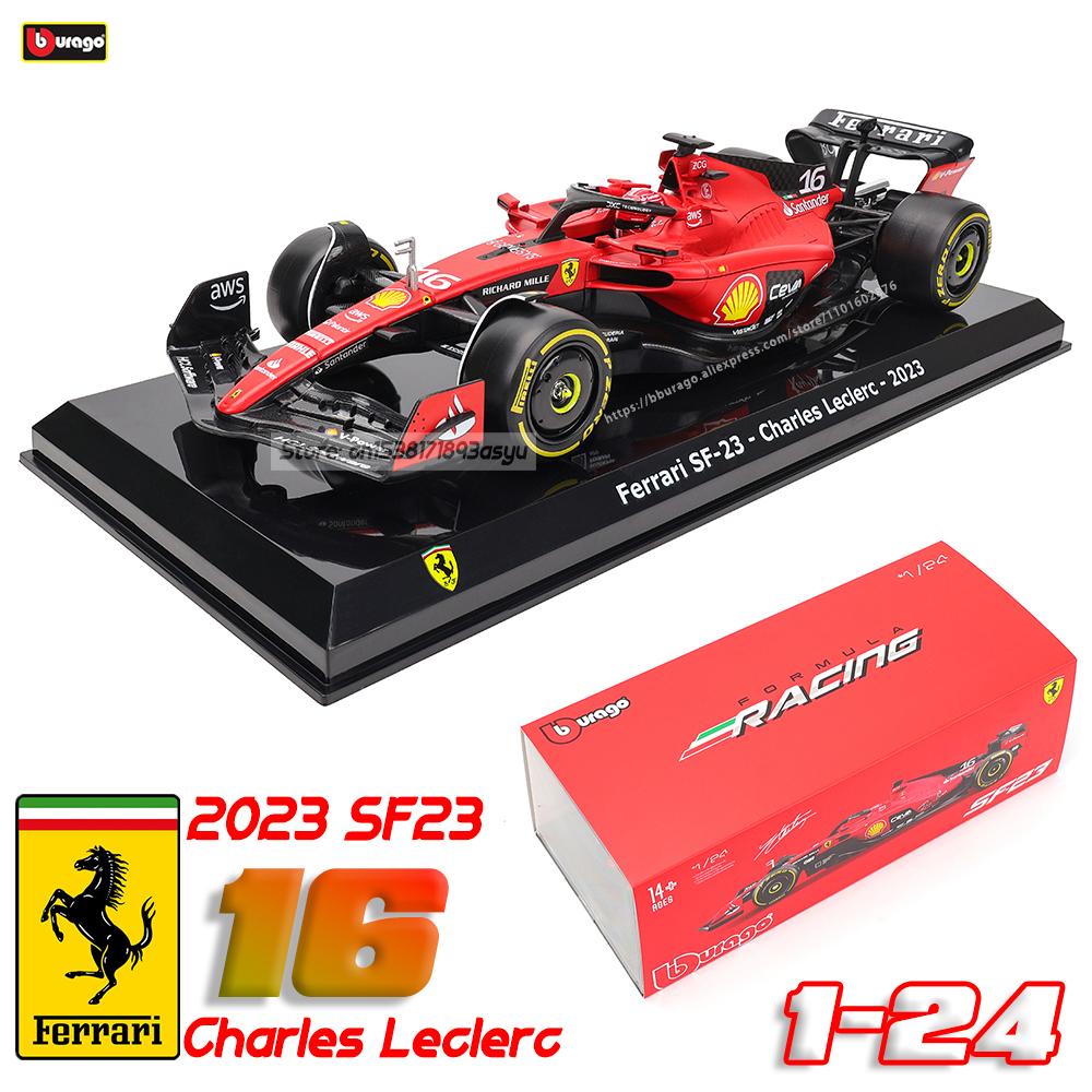 JCG1 Bburago 1:24 2022~2025 F1 Ferrari SF23 Red Bull RB19 RB18 Mercedes Benz W14 McLaren MCL38 alloy car model toy serie collection