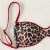 1011 nuovo costume da bagno con lacci stampa leopardo europeo e americano da donna bikini sexy a tre punti costume da bagno per vacanze spiaggia sorgente termale