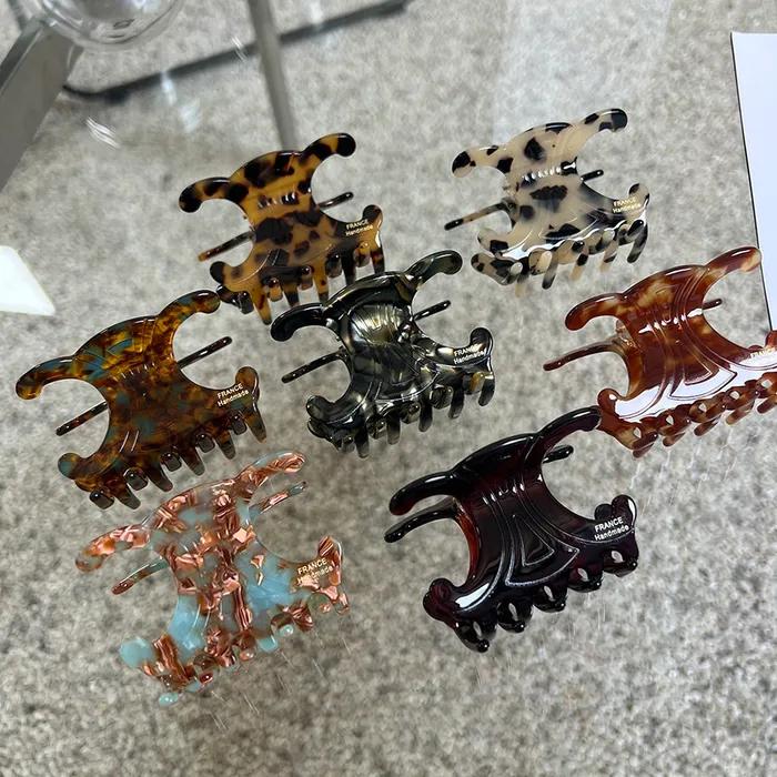 CC hair clip (6color) leaf