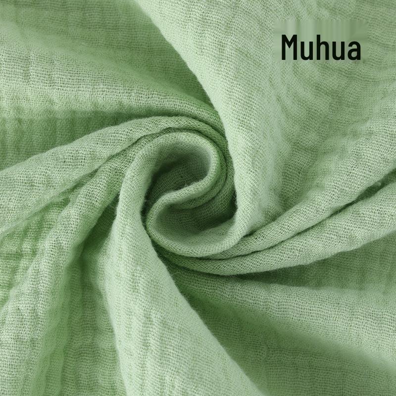 Nyní k dispozici: 100% Bavlna Dvojvrstvá Gáza Pískovaná Krepová Látka na Dětské Bryndáčky