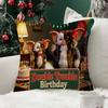 Movie Pillow Case Little Plush Fabric Soft Double Sided Print Sofa Mogwai Cushion Cover Throw Pillow Covers