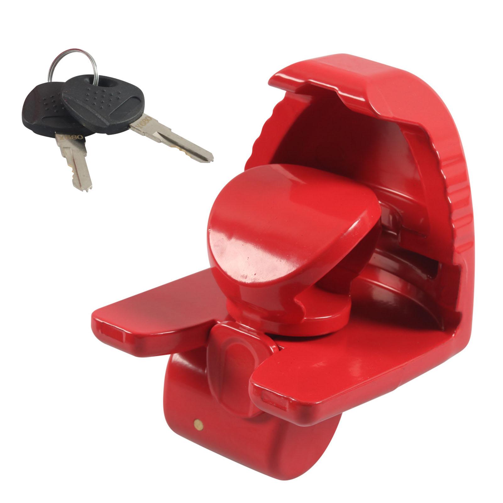 

Trailer Locks Master Lock Trailer Hitch Lock Fit 1-7/8 2 and 2-5/16 Couplers Hidden Shackle Padlocks Coupler Lock красный